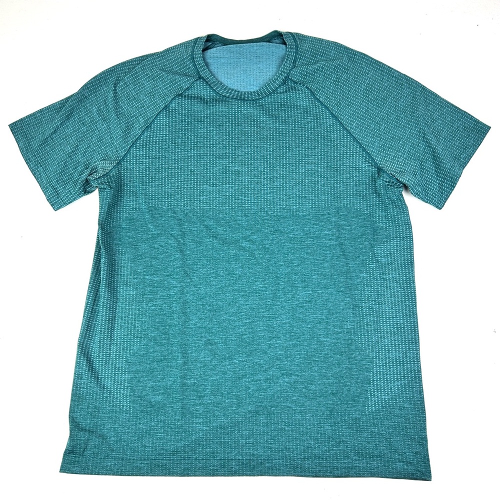 LuluLemon Men's Workout Training Vent Tech T Shirt Size Large Green